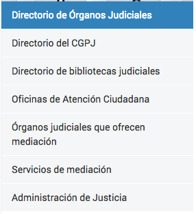 Directorio CGPJ 1