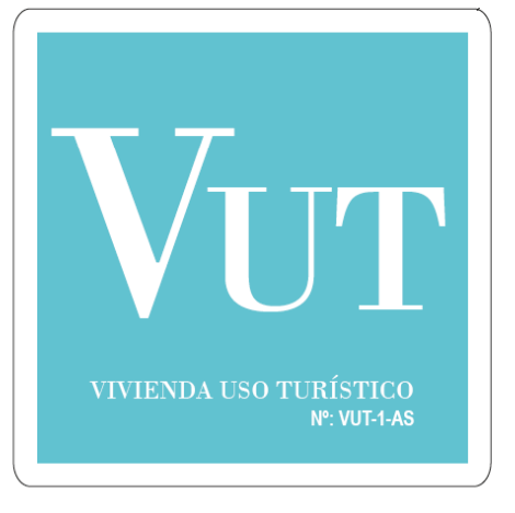 placa vivienda uso turistico asturias