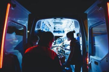 Formación del personal de una ambulancia