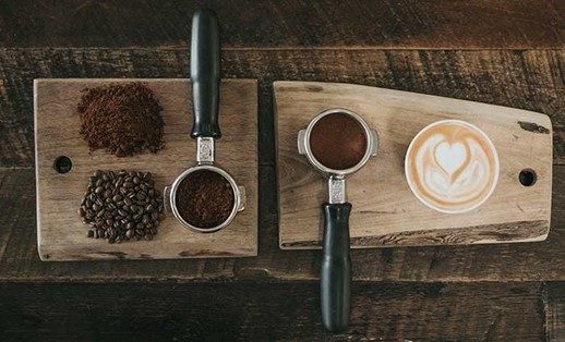 Café en grano y café molido