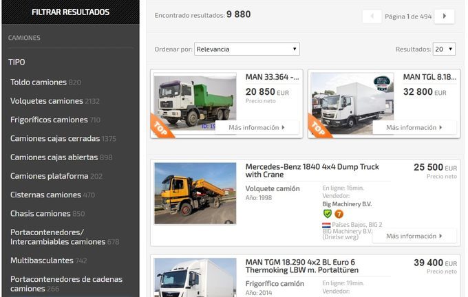 Camiones Truck1 Spain