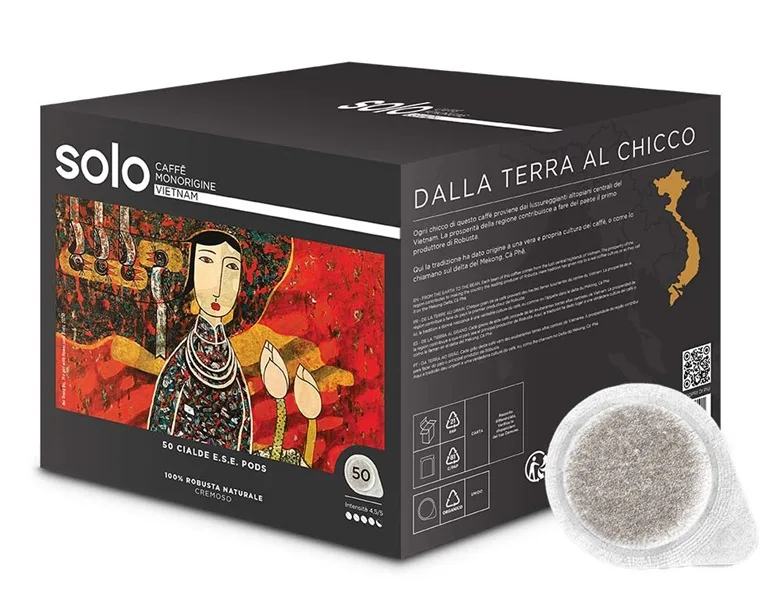 Cápsulas de café monorigen Vietnam de Solo Caffé