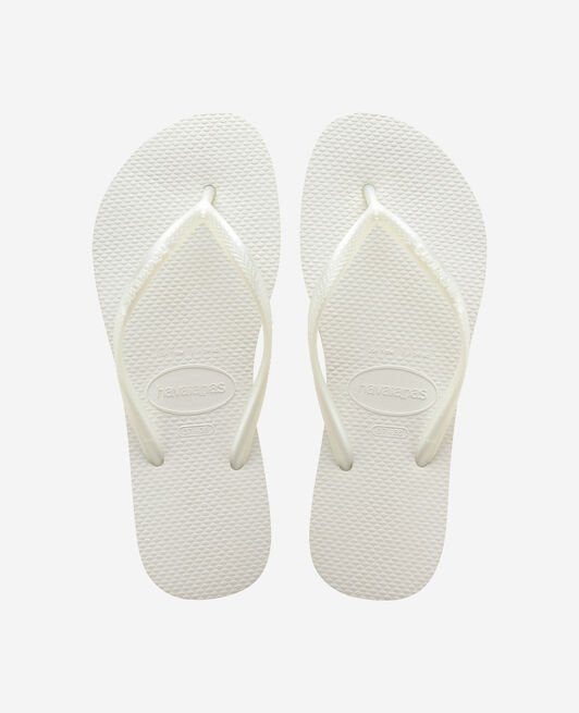 Chanclas Havaianas Slim blancas mujer