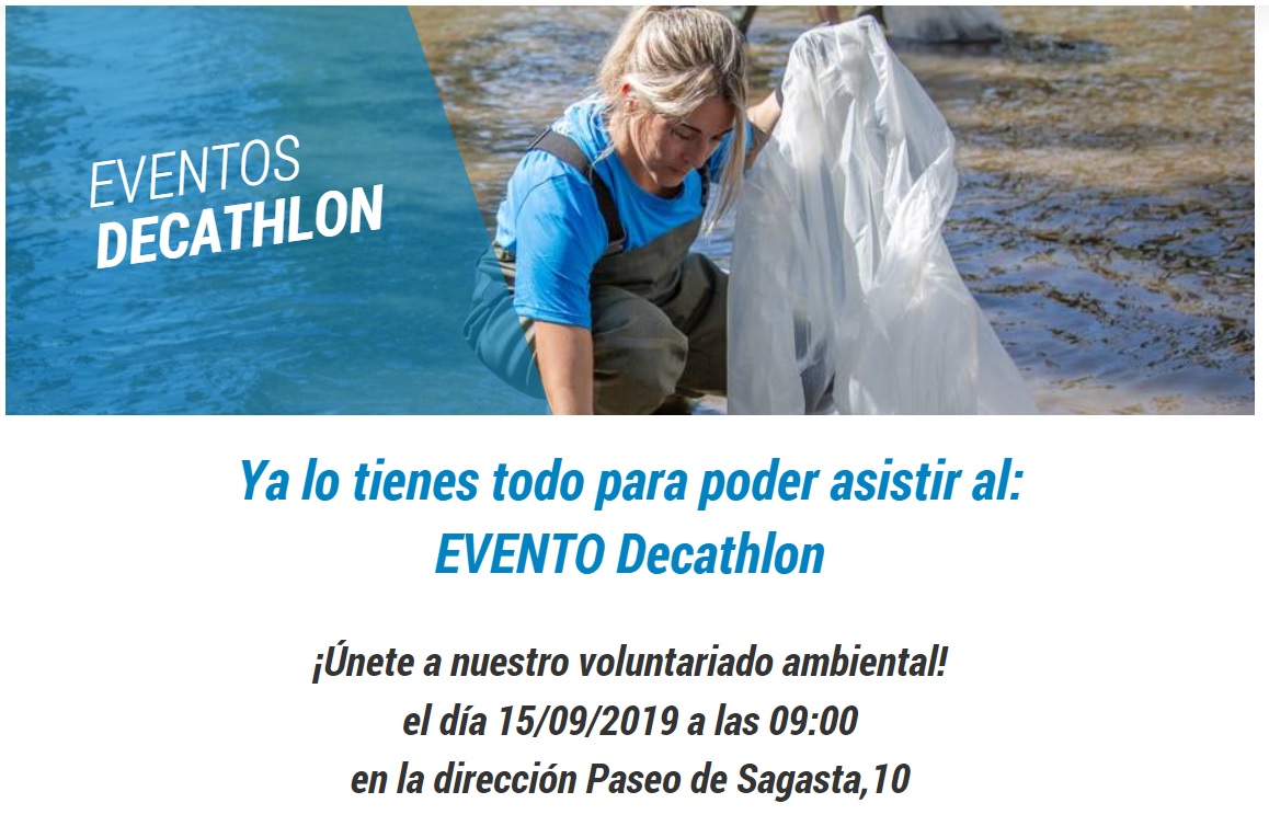 Decathlon voluntariado 15 septiembre 2019