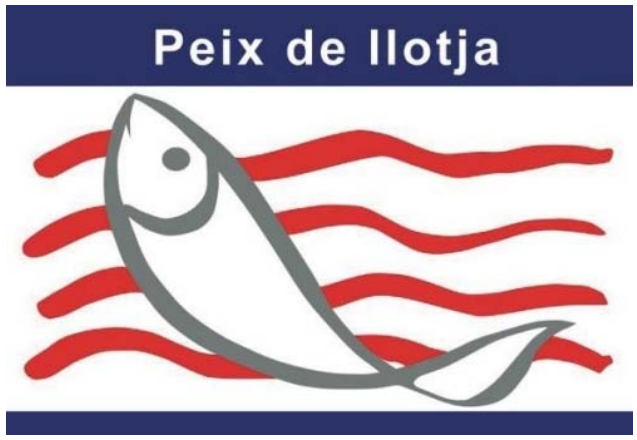 Distintivo logotipo del Pescado de Lonja
