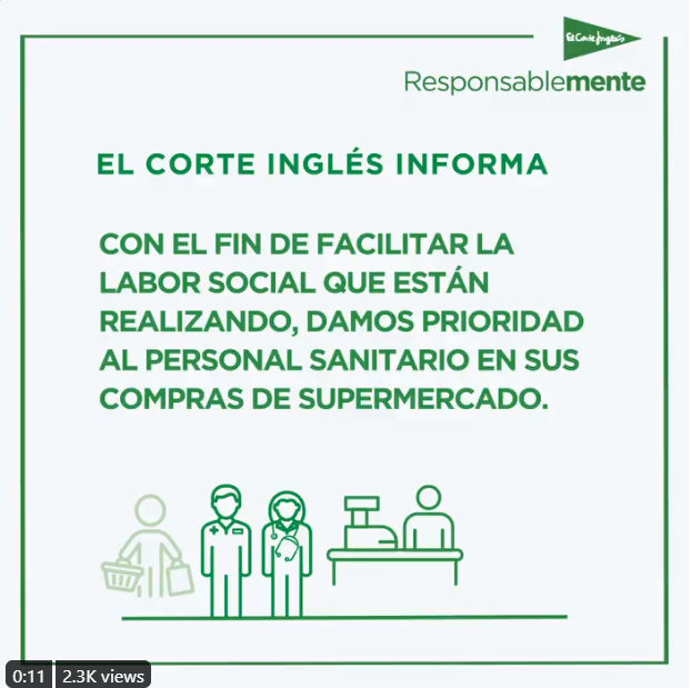 El Corte Ingles coronavirus