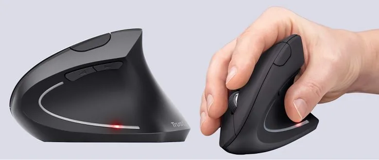 Ergonomía de un ratón Trust de 1800 euros