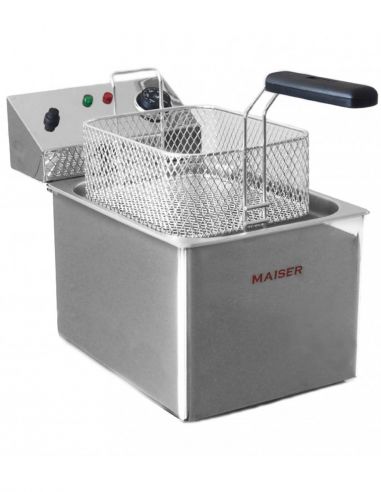 Freidora industrial Maiser F10 8 de 8 litros (Fte Lahostelera.com)