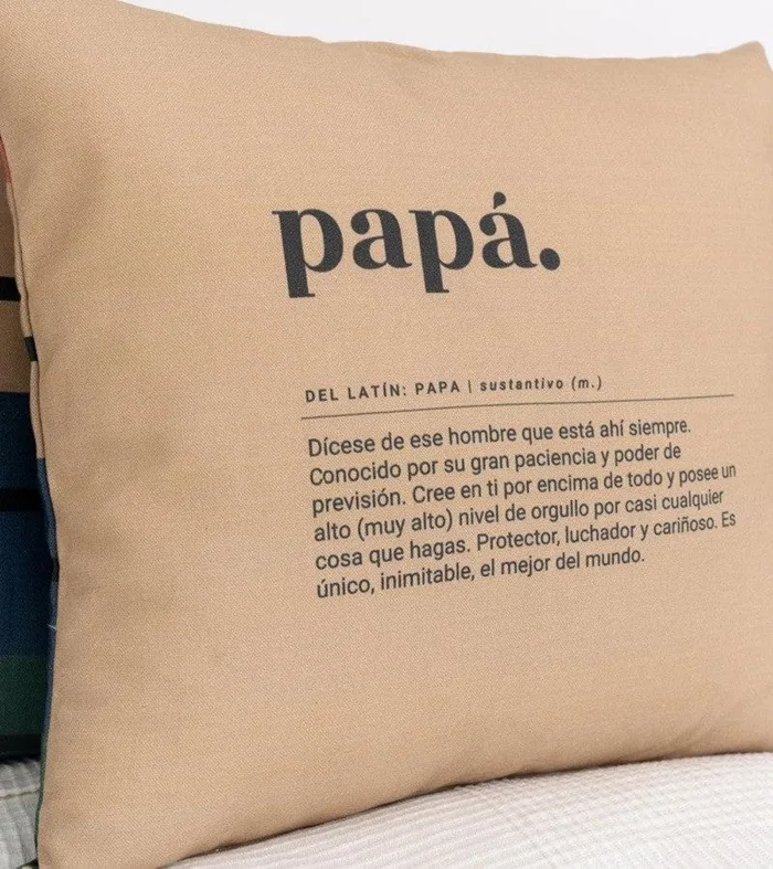 Funda de cojín para padres