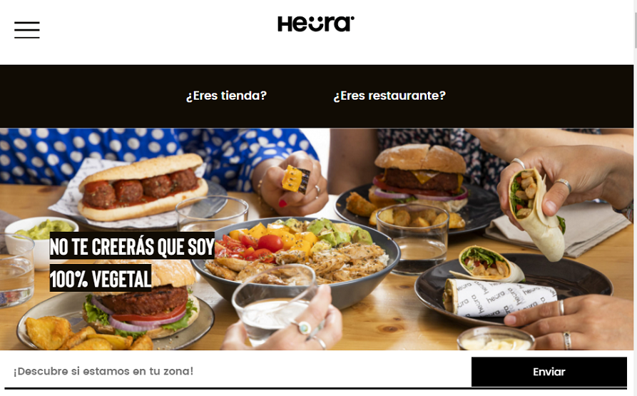 Heura homepage