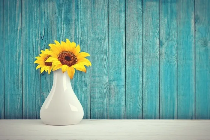 Jarron girasol