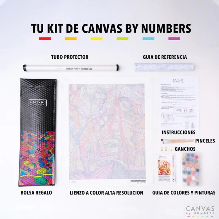 Kit de artista Canvas by Numbers