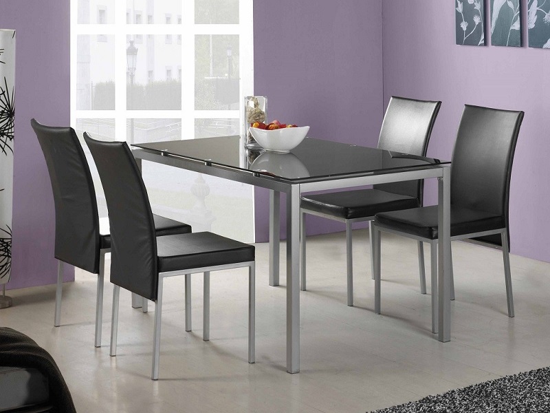 Mesa de comedor con 4 sillas modelo Lux