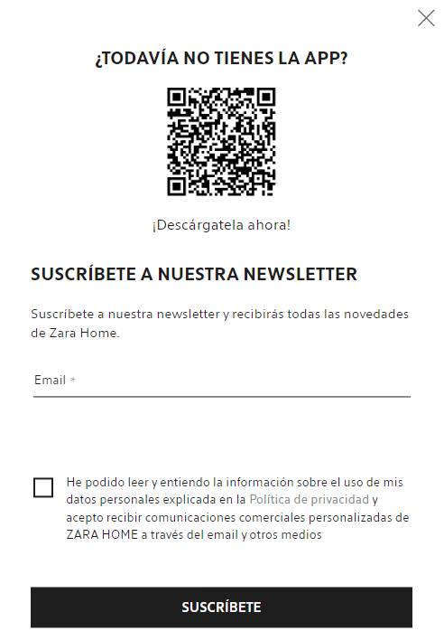 Newsletter Zara Home 2024