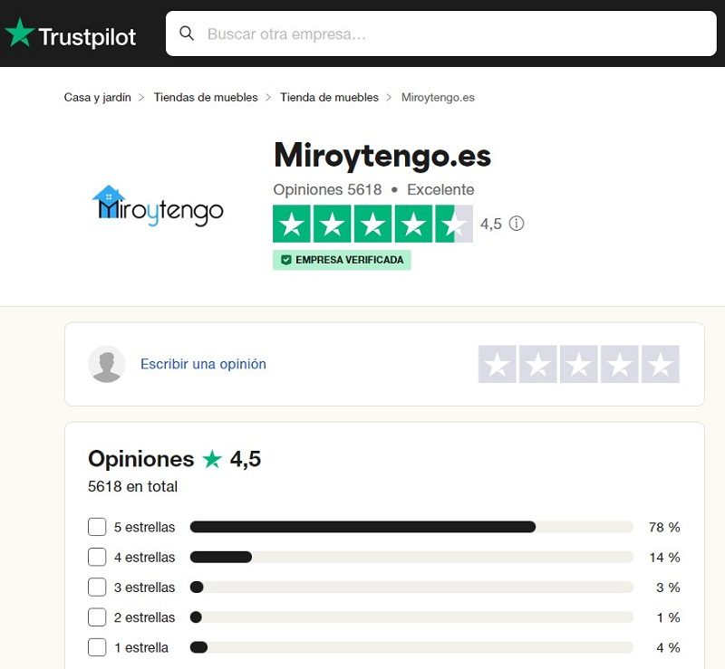 Opiniones Miroytengo Trustpilot