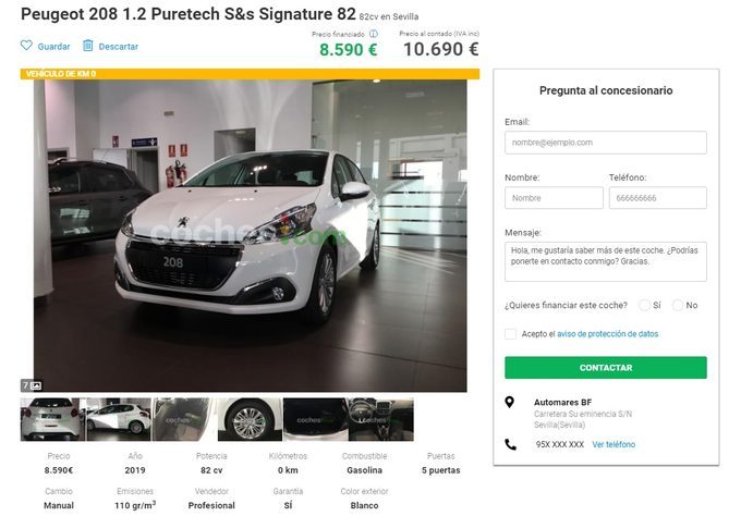 Peugeot 208 Black Friday 2019