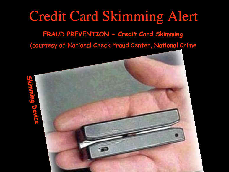 Skimmer de tarjetas de crédito