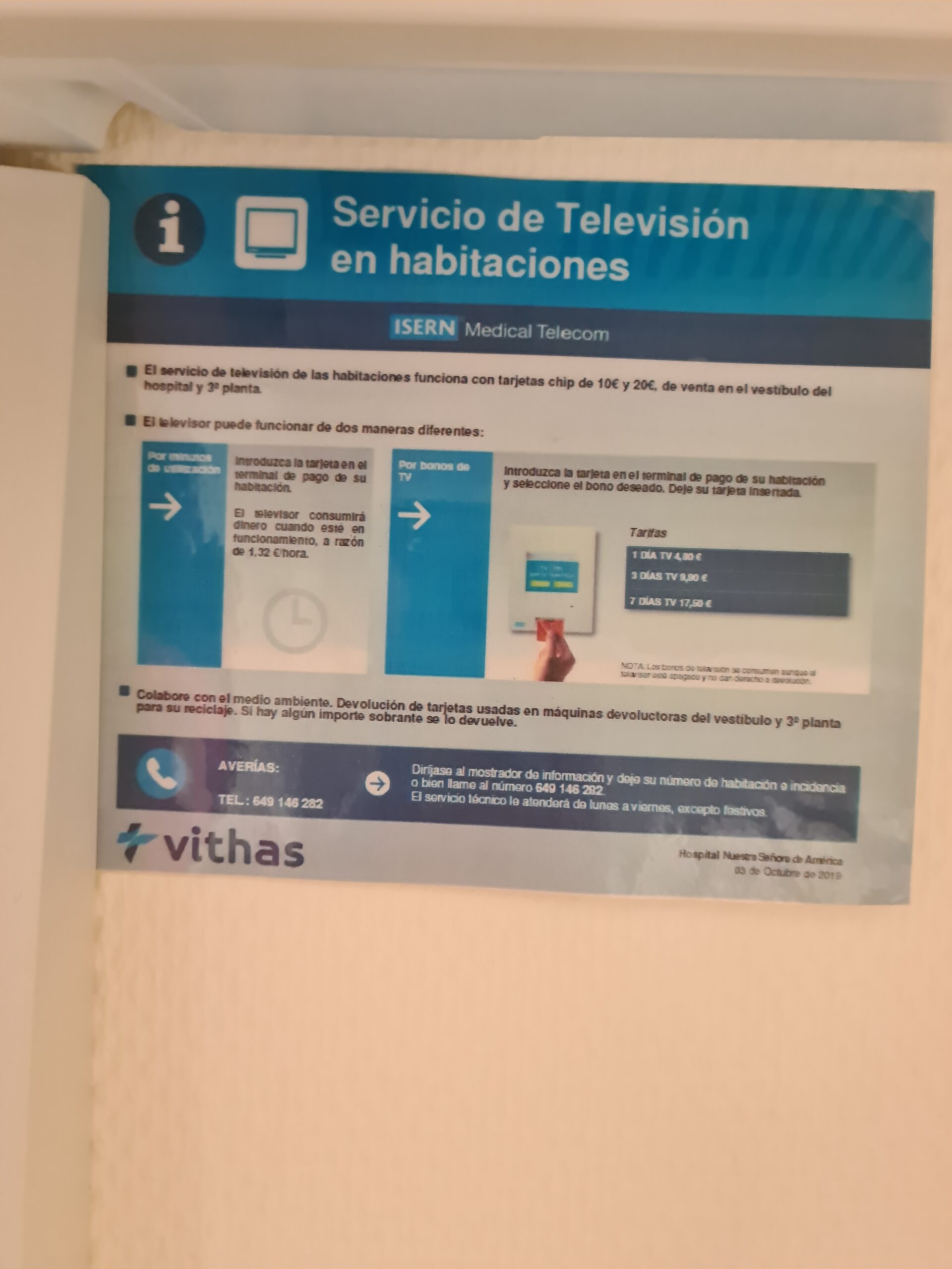 TV Hospital Vithas Arturo Soria 2