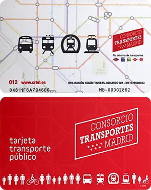 Tarjeta multi Metro de Madrid