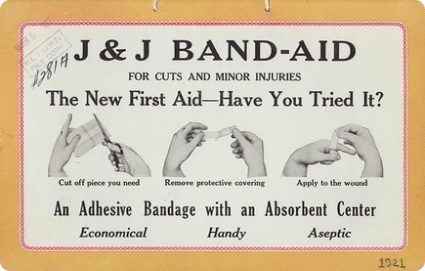 Tiritas originales de 1920 Band-Aid