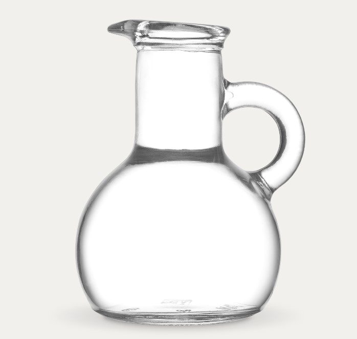 Vinagrera de vidrio de diseño de Vetroelite