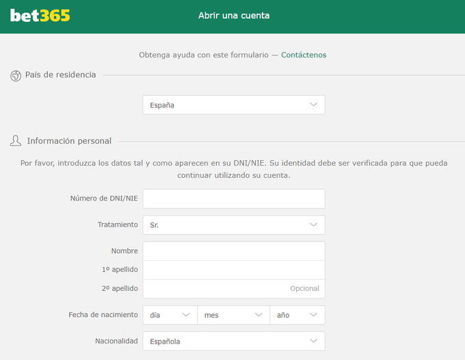 bet365 abrir una cuenta
